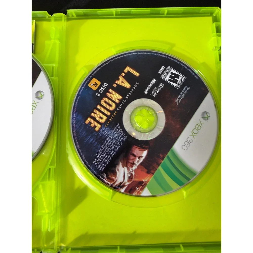 Rockstar Games L.A. Noire Xbox 360 NTSC Excellent 3-Disc‎ Manual Included